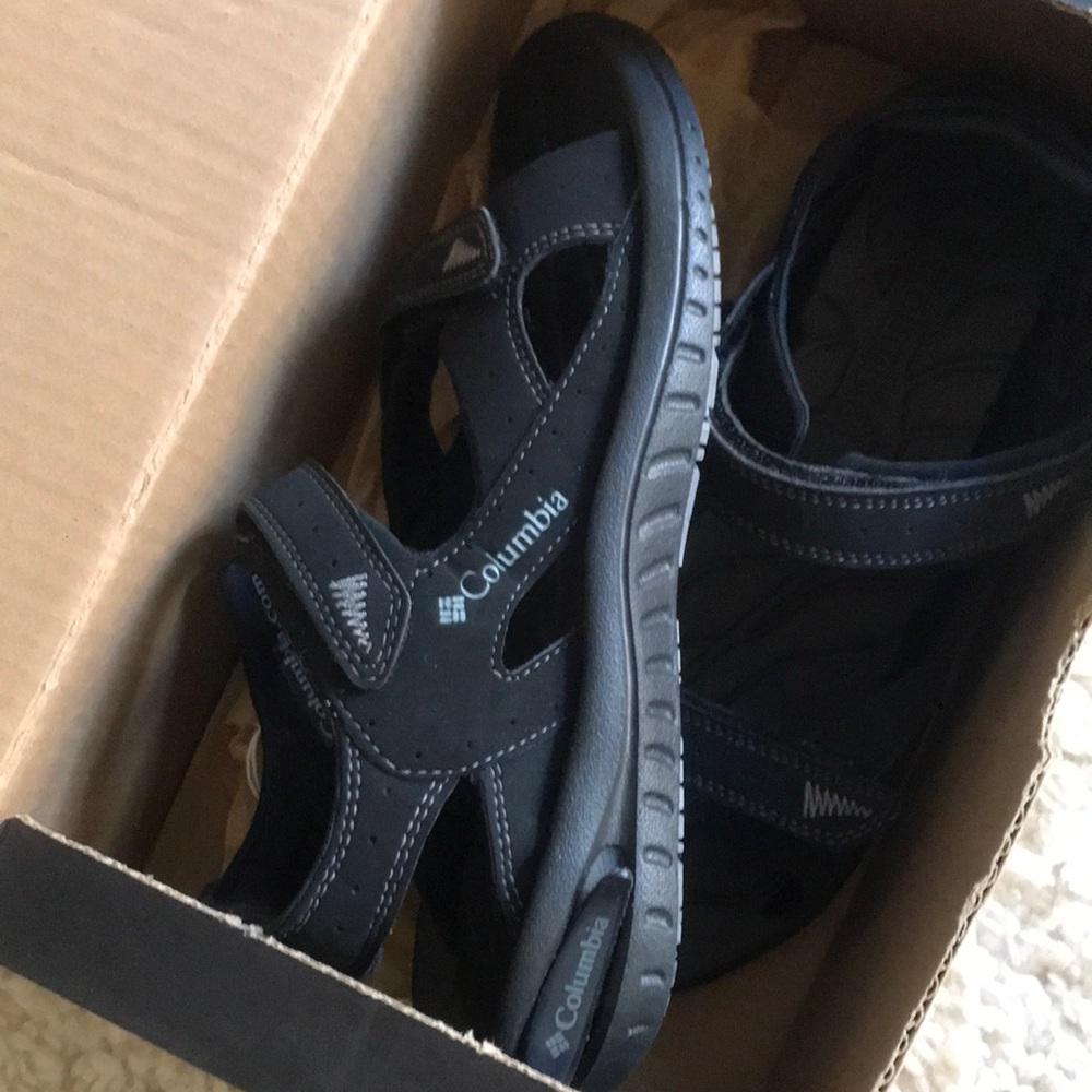 Brand New* Columbia 7 Black Sandals